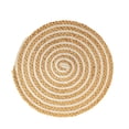 thumbnail image 2 of Round Woven Placemats Rattan Weave Table Mats For Dining Table, 2 of 7
