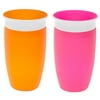 Munchkin Miracle 360 Sippy Cup, Pink/Orange, 10 Ounce, 2 Count