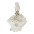 thumbnail image 3 of DII Sparkle Snowflakes Embroidered Napkin (Set of 6), 3 of 6