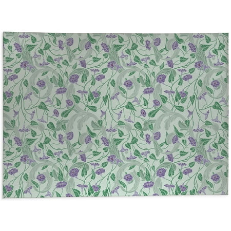 

Flora Green Kitchen Mat by Kavka Designs