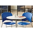 thumbnail image 6 of Safco Reve Modern Plastic Guest Chair with Sled Base in Blue (Set of 2), 6 of 6