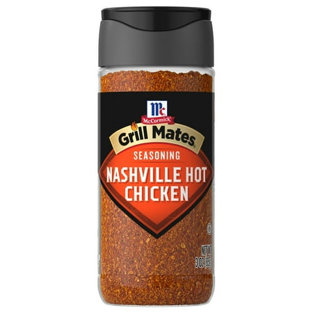 McCormick GRILL MATES Gluten Free NashvilleHot Chicken Seasoning, 3.0 oz Bottle