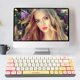 thumbnail image 1 of Kuymtek Juego de teclas de teclado mecánico de 127 piezas Altura XDA para interruptores MX (rosa), 1 of 9