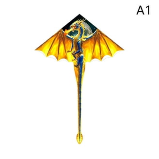 Wicked Kites Ready 2 Fly Blue Dragon 3D Pop-Up Ripstop Fabric Kite