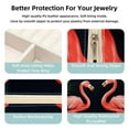 thumbnail image 3 of Flamingo Travel Portable Square Jewelry Boxes Display Case - Travel Organizer for Girls and Women, 3 of 6