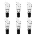 thumbnail image 1 of Paquete de 6 vertedores aireadores de vino, boquilla decantadora de aireación Premium, 1 of 5