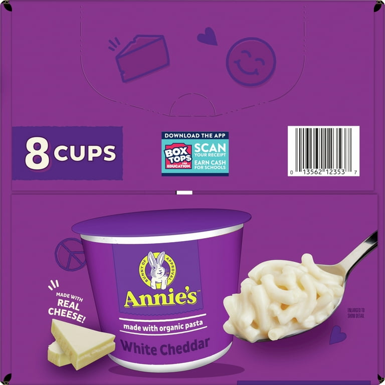 Annie's Organic White Cheddar Microwave Mac N Cheese Macaroni and