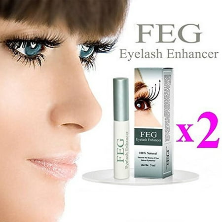 2 PCS FEG Eyelash Growth Thicker Nourishing Enhancer Eyelash Serum Pure Natural For Longer & Darker Eyelash Eyelash