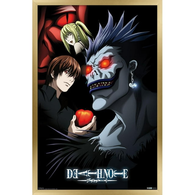 Death Note - Group Wall Poster, 22.375" x 34" Framed