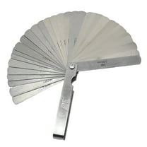 Anxingo 32 Piece Feeler Gauge Set Stainless Steel Blade Tool for Measuring Gap Width/Thickness 0.0008-0.040 Inch (0.02-1 mm)