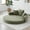 Green + Corduroy + 2 Seat + Foam, variant on Adjustable Convertible Futon Sofa Bed - Multi-Functional Circular Floor Lounge, Compressed Corduroy No Assembly for Home Office Apartment,Black