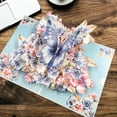 thumbnail image 1 of weibbin Pop Up Greeting Card Butterflies and Flower with Envelope Premium Thank You Note Card for Birthday Paper 5.9x7.87in, 1 of 6