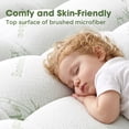 thumbnail image 6 of EMONIA Premium Soft Mattress Topper Queen for Back Pain Relief, Rayon Derived from Bamboo Pillow Top Mattress Pad with 8-21" Deep Pocket, Naturally Cooling Noiseless OEKO-TEX Certified (White,Queen), 6 of 9