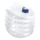thumbnail image 4 of Contenedor de agua plegable con grifo, jarra portátil para almacenar agua, para acampar al aire libre, senderismo y escalada, 5 l, 4 of 14