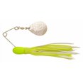 thumbnail image 1 of H&H Willow Double Spinner 3/8 (6cd) Chartreuse/White, 1 of 2