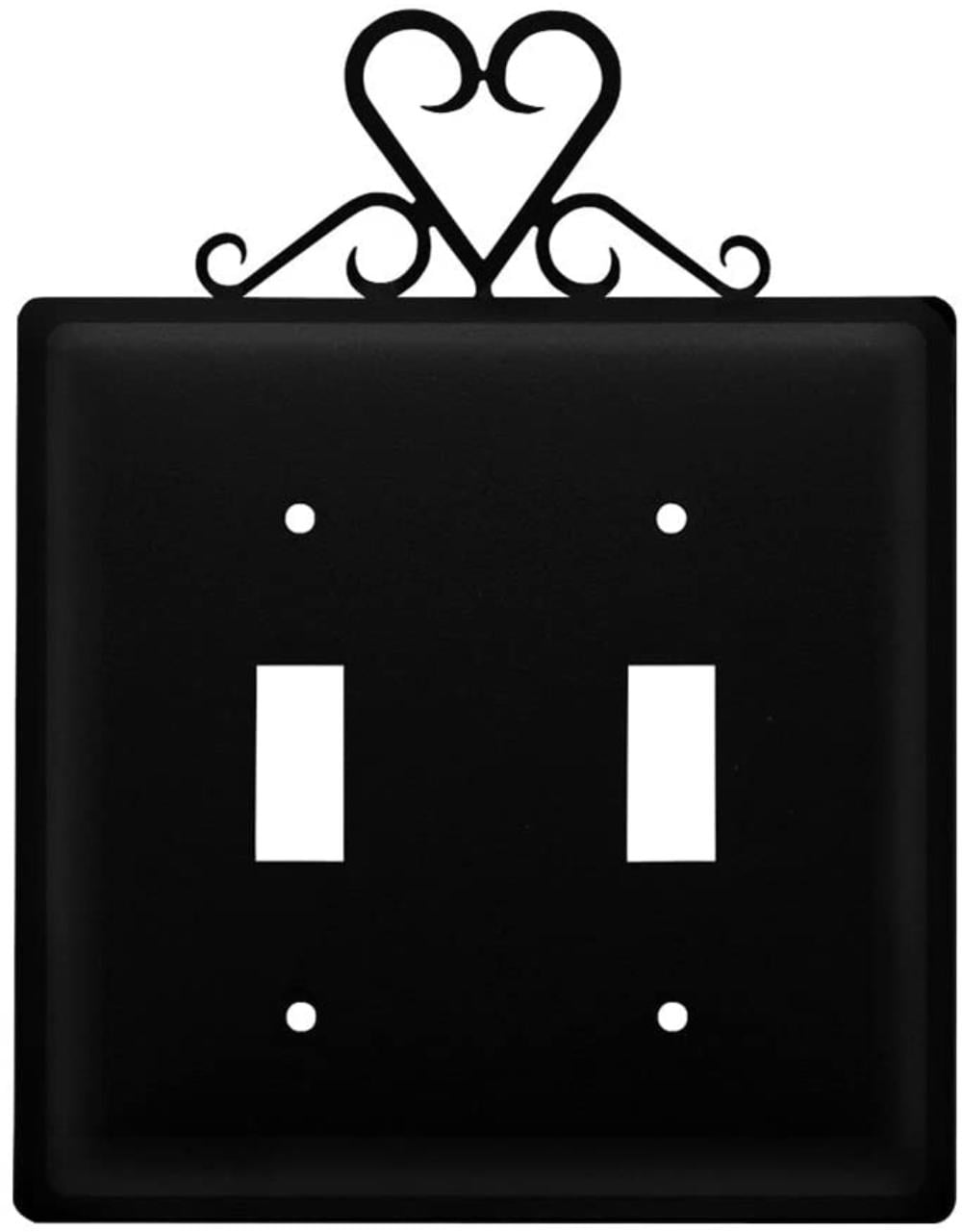 Wall Plate Hearts In Graphic Style Switch Plate Light Switch Cover Decorative Outlet Cover for Living Room Bedroom Kitchen 