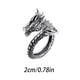 thumbnail image 4 of Qarigey Anillo de dragón para hombre, decoraciones de joyería, estilo Punk, decoración de mano para hombre, artesanía de Metal ajustable, anillos Ropa, zapatos y accesorios Miscelánea Qarigey AP010679-00B, 4 of 6
