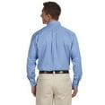 thumbnail image 2 of The Harriton Mens Easy Blend Long Sleeve Twill Shirt Shirt with Stain-Release - LT COLLEGE BLUE - XS, 2 of 2