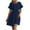 Blue#2, variant on XUNKUSGA Summer Dresses for Women 2025 Puff Sleeve Elegant Boho Cocktail Dresses Ruffle Midi Dresses High Neck Graduation Dress Plus Size M-5XL