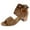 Brown, variant on Puntoco Women High heel sandals clearance, Ladies Peep Toe High Heel Solid Buckle Shoes Sandals