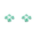 thumbnail image 4 of ZheElen 50pieces DIY Crafts Made Easy With Fabric In Multiple Colors Realistic Appearance Fiber Wide Application Soft Texture Cyan 4.5cm 2Set, 4 of 6