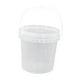 thumbnail image 4 of Cubo de pintura, cubo de pintura, cubo de agua portátil de 5 l, contenedor de almacenamiento de alimentos con asa Claro, 4 of 9