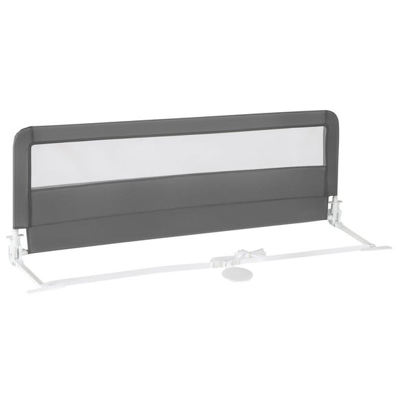 Infans 59" Breathable Baby Children Toddlers Bed Rail Guard Safety Swing Down Gray