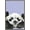 Barnwood Framed Version, variant on Snowtap - Panda Photobomb Wall Poster, 14.725" x 22.375"