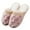 Pink, variant on AKAFMK Winter Slippers for Women,Women's Color Blocking Plush Warm Home Indoor Fashionable Thick Bottom Slippers