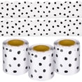 thumbnail image 1 of Bordes para tablones de anuncios AWIZOM con puntos negros, 99 pies x 9 cm, 3 rollos, 1 of 7