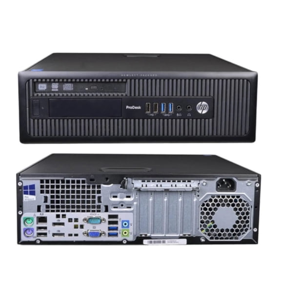 Restored HP ProDesk 600G1 Desktop Computer PC, Intel Quad-Core i5, 120GB SSD, 8GB DDR3 RAM, Windows 10 Home, DVD, WIFI, 19in Monitor, USB Keyboard and Mouse (Refurbished)