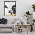 thumbnail image 3 of Stupell Industries Cottage Cow and Sunflowers Black Framed Giclee Art, 24 x 30, by Christine Simpson Art, 3 of 8