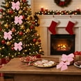 thumbnail image 4 of CSEONE 4 Pack Velvet Christmas Bow 4 Color Flocked Holiday Bows for Wreaths Trees Garlands Indoor Outdoor Xmas Decorations Home Decor Holiday Gifts House Decor Christmas Ornaments, 4 of 6