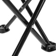 thumbnail image 3 of FOMIYES Taburete Plegable Portátil Con Estructura De Y Tela Oxford Para Exteriores Negro, 3 of 6