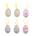 thumbnail image 1 of Adornos colgantes de huevos de Pascua BLESIY 6 piezas decoración colgante Estilo B, 1 of 8