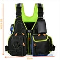 thumbnail image 3 of Fly Fishing Vest Pack with Multi Pockets Fishing Vest Jacket for Camping Hiking Fishing Outdoor Water Sports Equipment Safety Jacket, 3 of 10