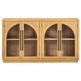 thumbnail image 7 of Arched Cabinet Design - Cable Management Convenience - Living Room Decor - Distinctive Storage Unit, 7 of 7
