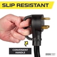 thumbnail image 6 of Iron Forge Cable RV Cord, Generator and RV Electrical Adapter Power Cord, TT-30P Male Plug to 4 5-20R Female, 1.5 Ft Plug Adapter - 10/3 STW Yellow, 6 of 7