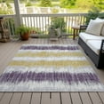 thumbnail image 6 of Addison Rugs Chantille Indoor/Outdoor Transitional Stripes Silver Washable Rectangle Rug, 10' x 14', 6 of 6
