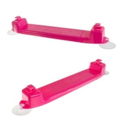 Craft County DIY Pink Jig – Paracord Bracelet Maker – Braiding and Weaving Tool – Suction Cups for Stability