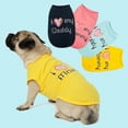 thumbnail image 5 of Soft Pet Vest - Cartoon Printing - Decorating Dogs and Cats Short Sleeve Tops - Pet Clothes for Home Wear, 5 of 8