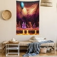 thumbnail image 2 of Fantasy House Decor Wall Hanging Tapestry, Fantasy Spot with Golden River in Mars with Nebula and Other Planets Solar Zodiac Theme, Bedroom Living Room Dorm Accessories, 40 X 60 Inches, by Ambesonne, 2 of 5