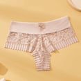 thumbnail image 2 of Kvture Lace Thongs Comfortable Women Lace Soft Thongs Panties No Show Floral Lace Panty Cheeky Soft Briefs for Daily XL, 2 of 6