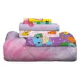 Pokémon Kids Full Bed in a Bag, TieDye, Gaming Bedding, Comforter and Sheets, Purple