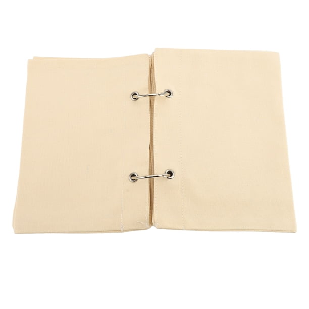 Cuaderno De Bocetos De Tela En , Cuaderno Portátil De Tela De Tejido Abierto, Suave Y , Plegable Para Escribir