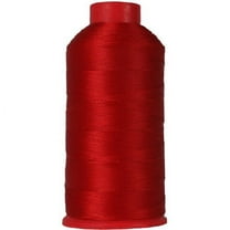 Threadart Heavy Duty Bonded Nylon Thread - 1650 yards (1500m) - Coated No Unravel - #69 T70 Size 210D/3 - For Upholstery, Leather, Vinyl, Weaving Hair, Denim, & More - 26 Colors Available - Red