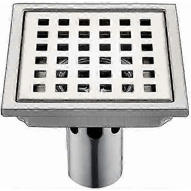 Pcs Stainless Steel Floor Drain15Cm*15Cm Square Filter Deodorant Anti Backflow Water Leakage 15Cmb