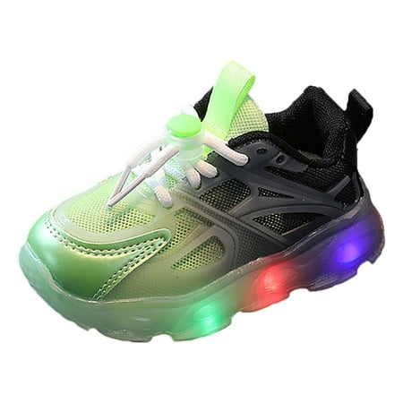 

Cathalem Shoes Girls Toddler Female Cute Toddler Dress Shoes Casual Children Shoes Boy Sandals Soft Soled Kids Sport Shoes Running Shoes for Toddlers Green 8.5