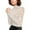 Beige, variant on Lace Mesh Sheer Long Sleeve Tops for Women Floral See Through Underwear Fitted Tight T Shirts Blouses Beige L