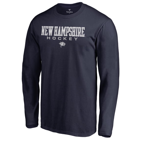 Men's Navy New Hampshire Wildcats Team Unity Hockey Long Sleeve T-Shirt